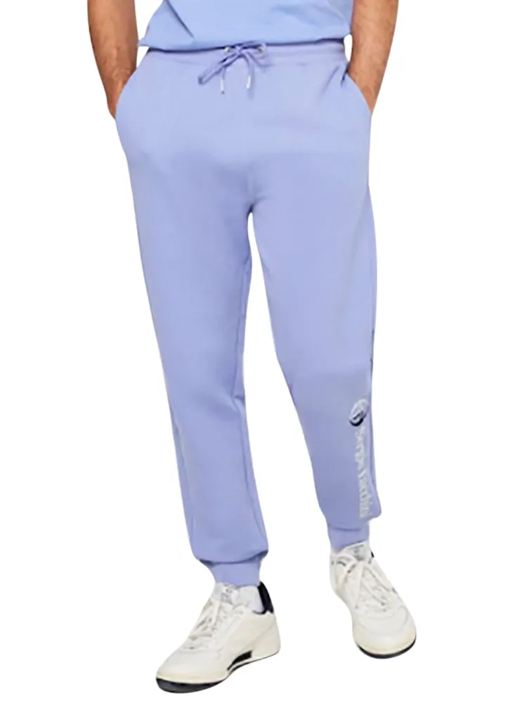 Sergio Tacchini Men's New Iberis Flocked Logo Sweatpant