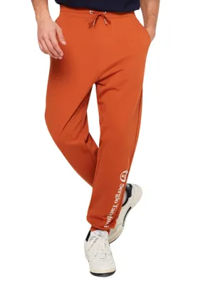 Sergio Tacchini Men's New Iberis Flocked Logo Sweatpant