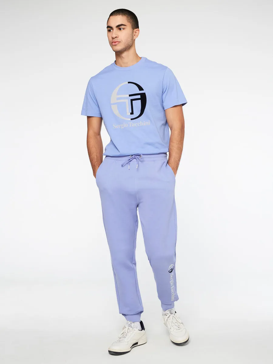 Sergio Tacchini Men's New Iberis Flocked Logo Sweatpant