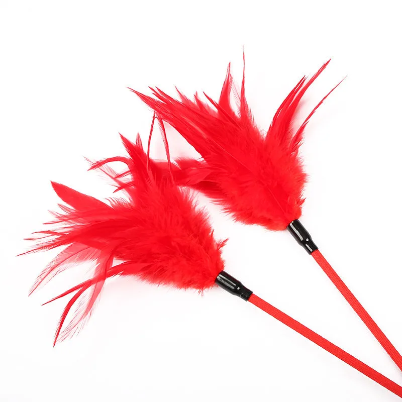 Sex & Mischief 2-in-1 Feather Tickler Riding Crop