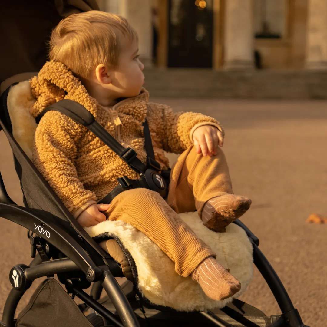 Sheepskin Pram Liner - Short Wool (Universal Fit)