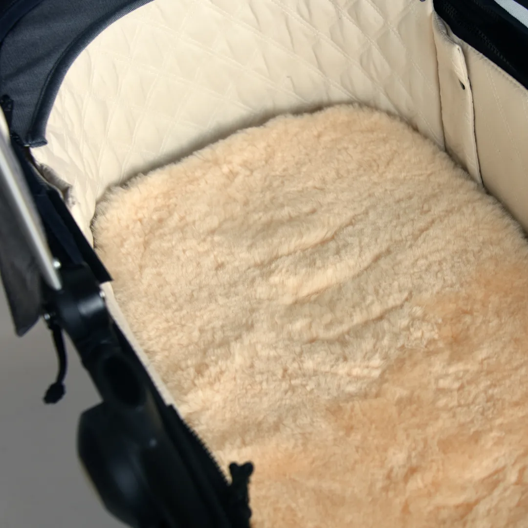 Sheepskin Pram Liner - Short Wool (Universal Fit)