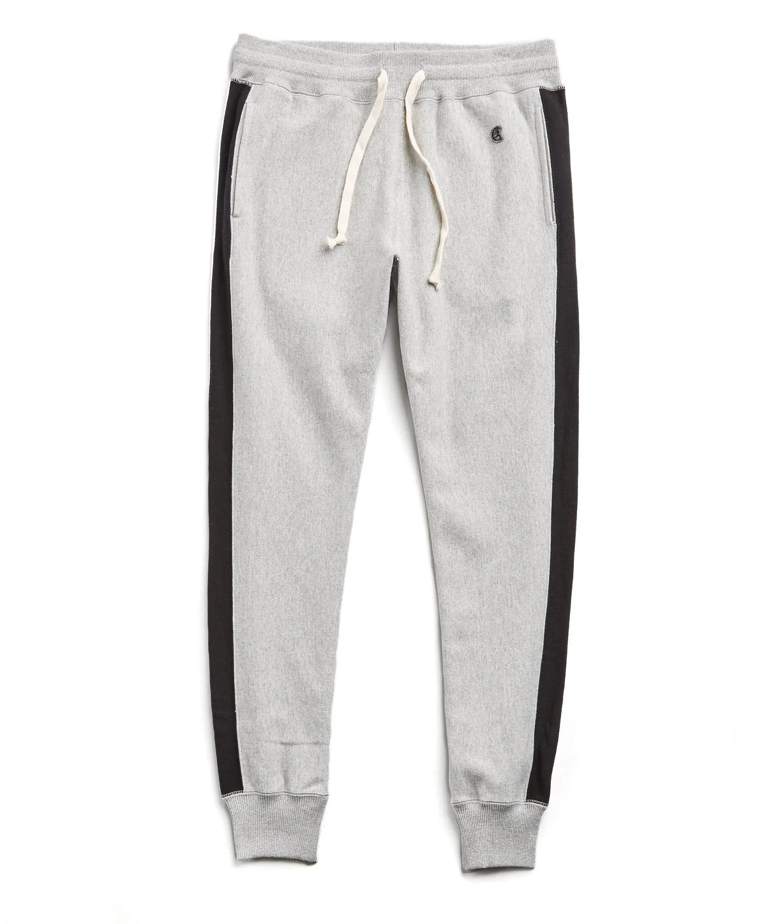 Side Stripe Slim Jogger in Grey Mix