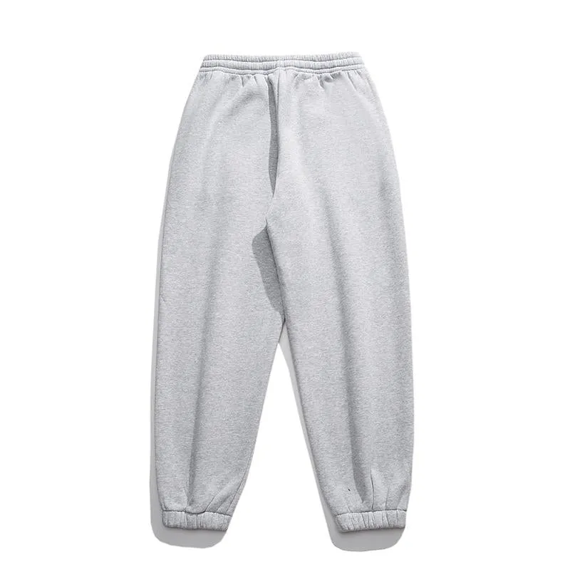 Sport Versatile Trendy Knitted Tapered Loose Fit Sweatpant