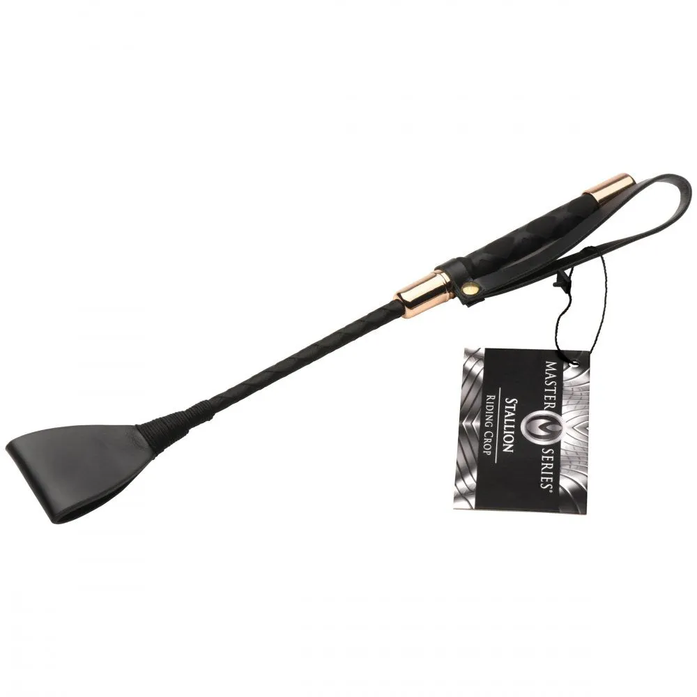 Stallion Riding Crop - 12 Inch (Black)