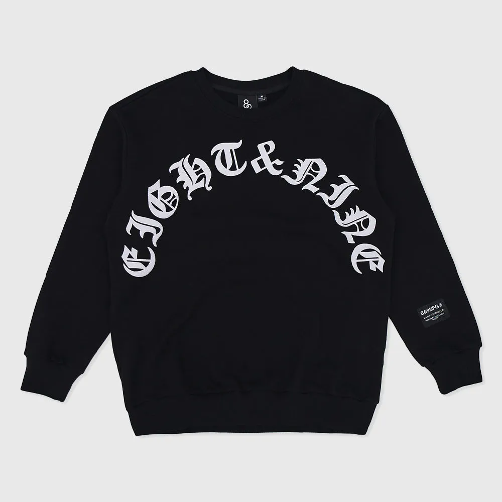 Streets & Aves Crewneck Sweatshirt Black