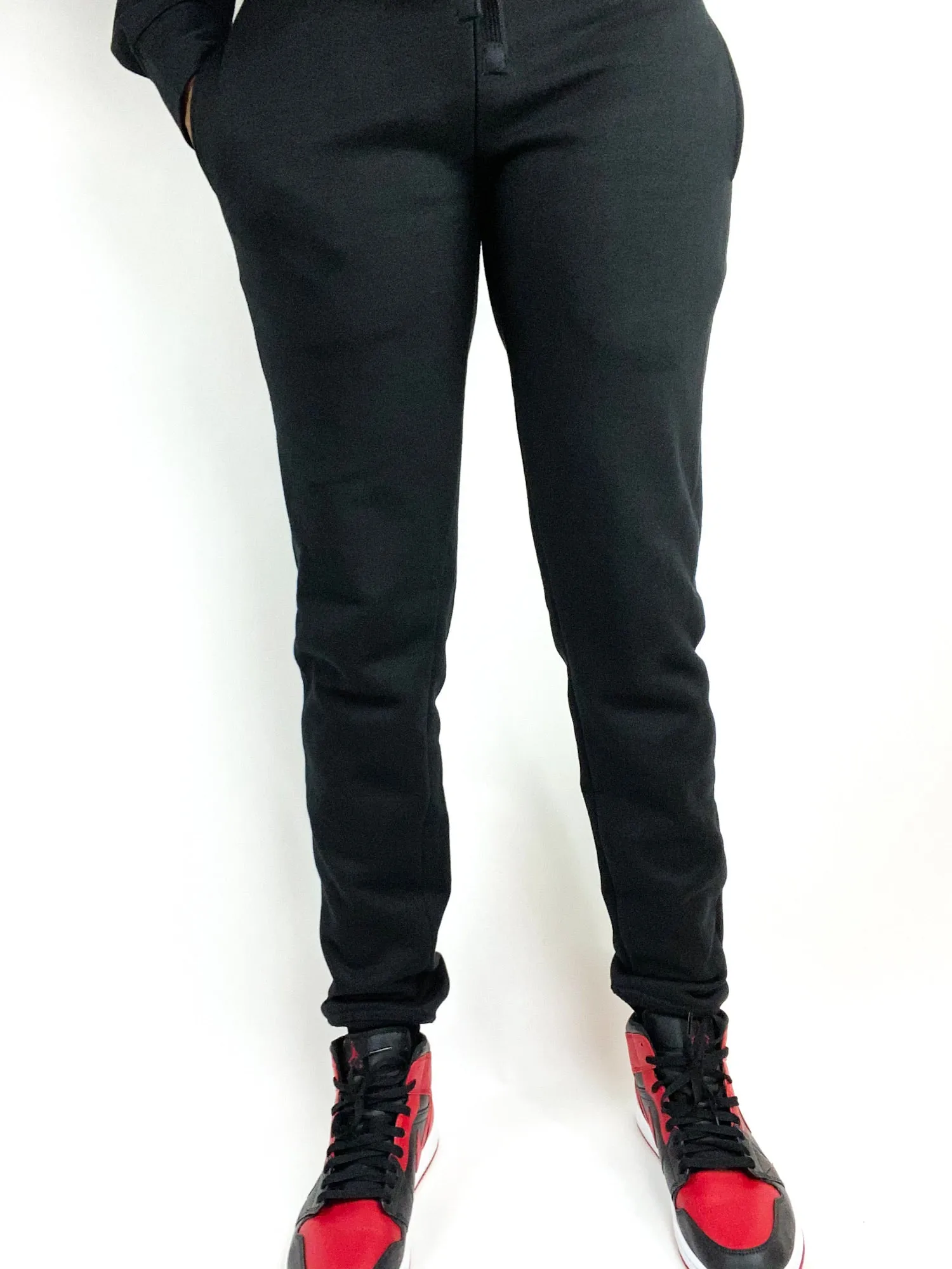 Tall Unisex Black Sweatpants (Pre- Order)