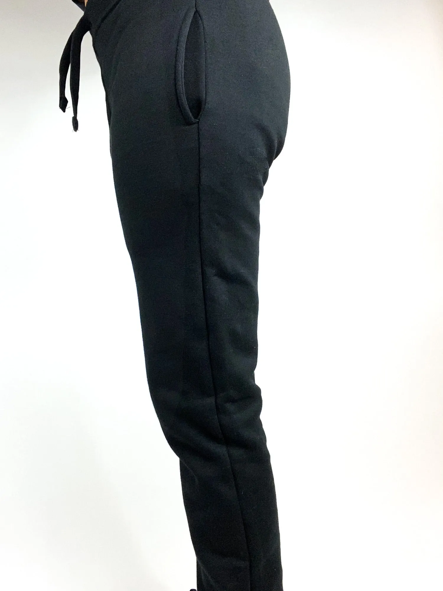 Tall Unisex Black Sweatpants (Pre- Order)