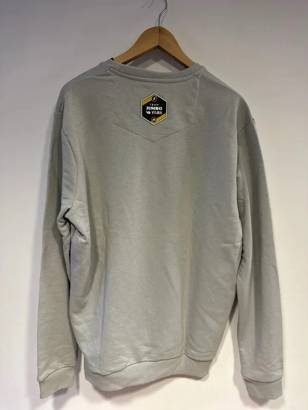 Team Jumbo Visma AGU Grey Yellow Sweater Men