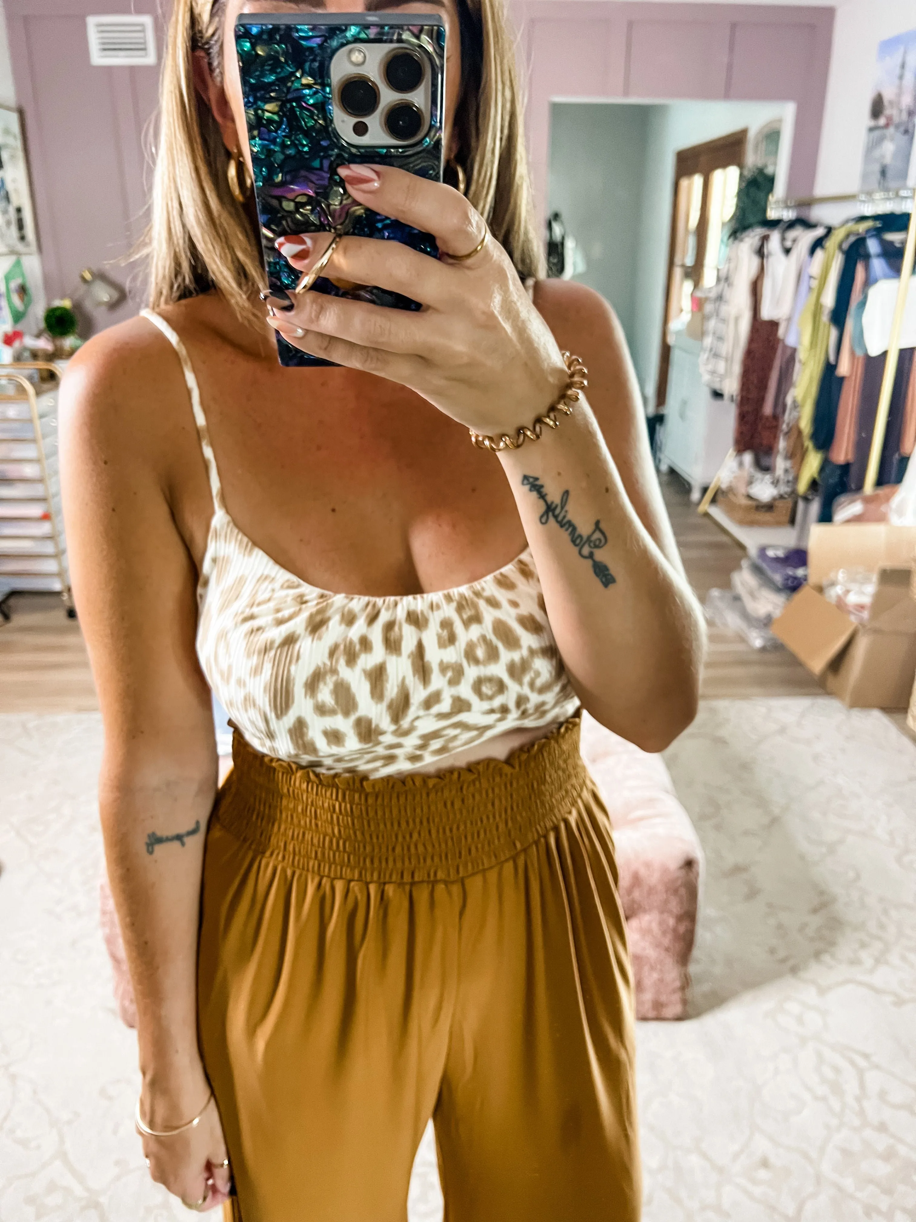 The Animal Print Crop Top