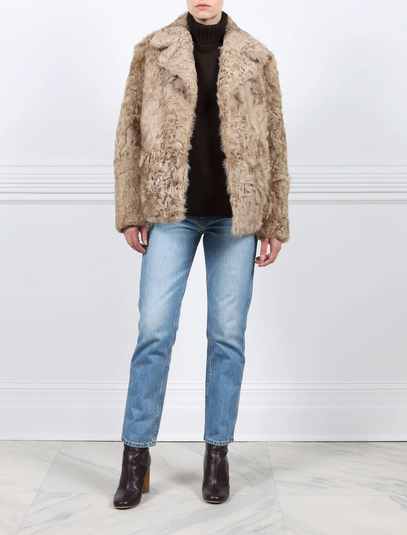 The Arabella Curly Shearling Jacket