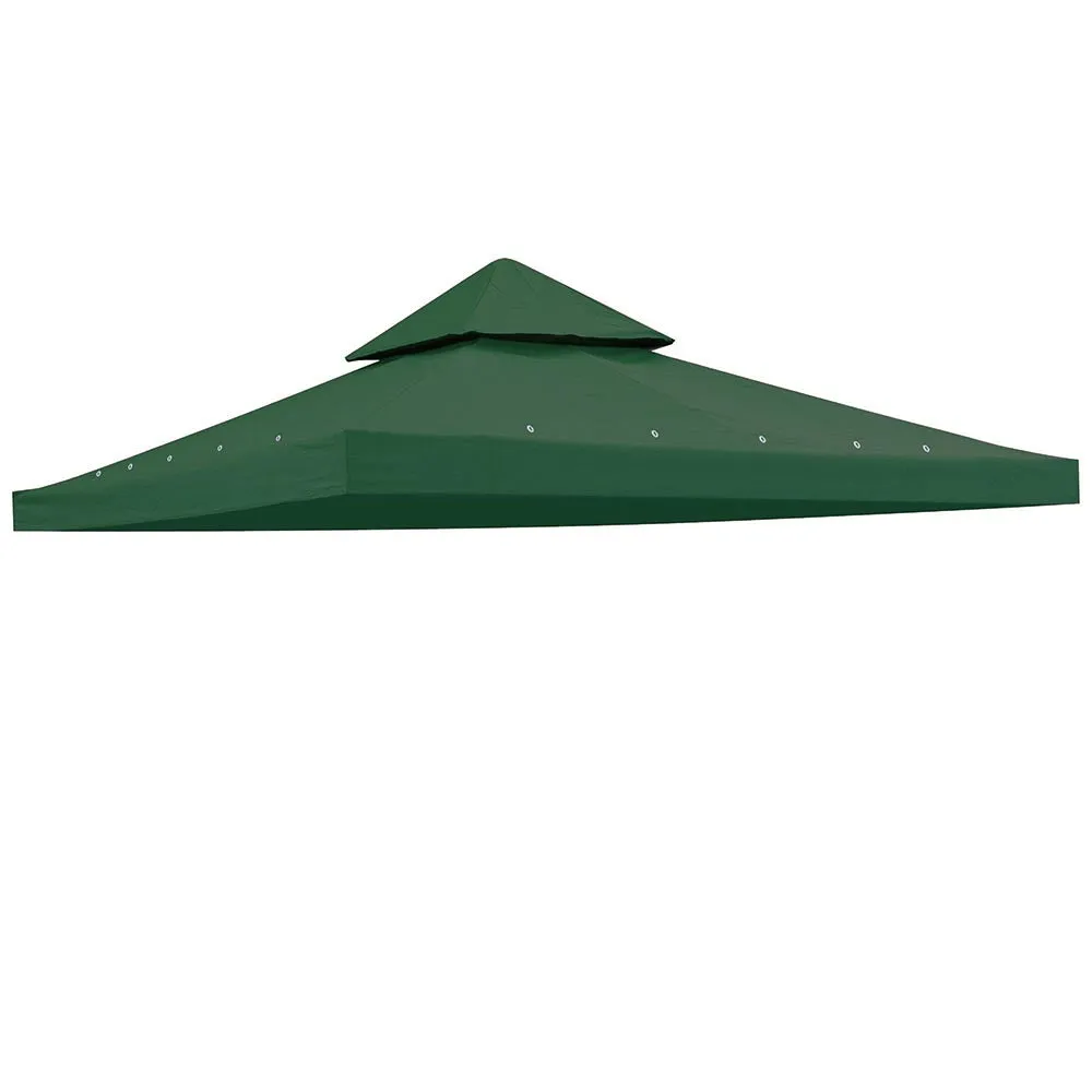 TheLAShop 10x10 ft Dual-tier Gazebo Canopy Replacement Top