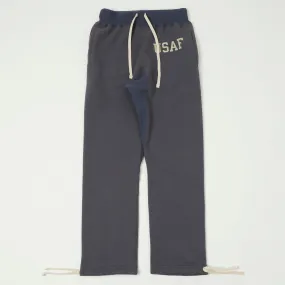 TOYS McCOY 'USAF' Heavyweight Sweatpants - Navy Grey