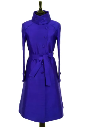 Trench Coat in Deep Violet