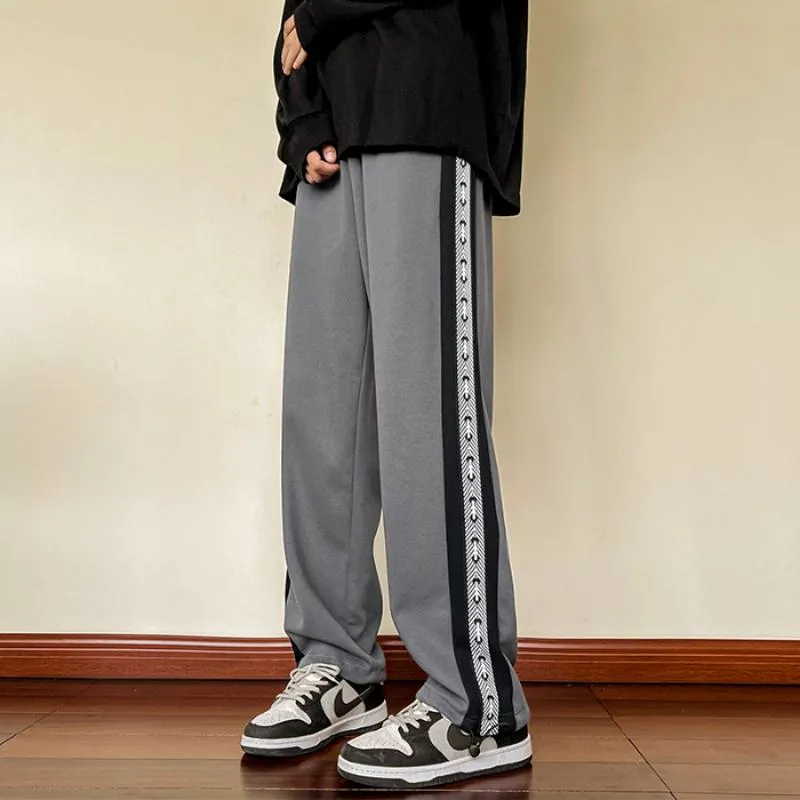 Trendy Knitted Sports Loose Fit Drawstring Sweatpant