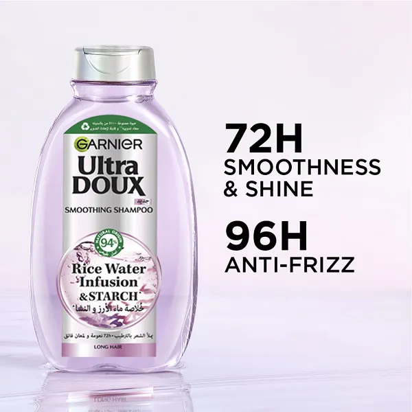 Ultra Doux - Smoothing Shampoo With Rice Water Infusion & Starch