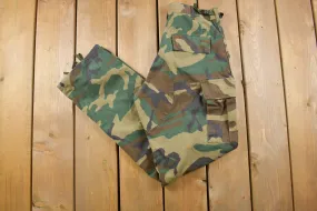 Vintage 2001 US Army Military Camouflage Cargo Pants Size 29 x 31