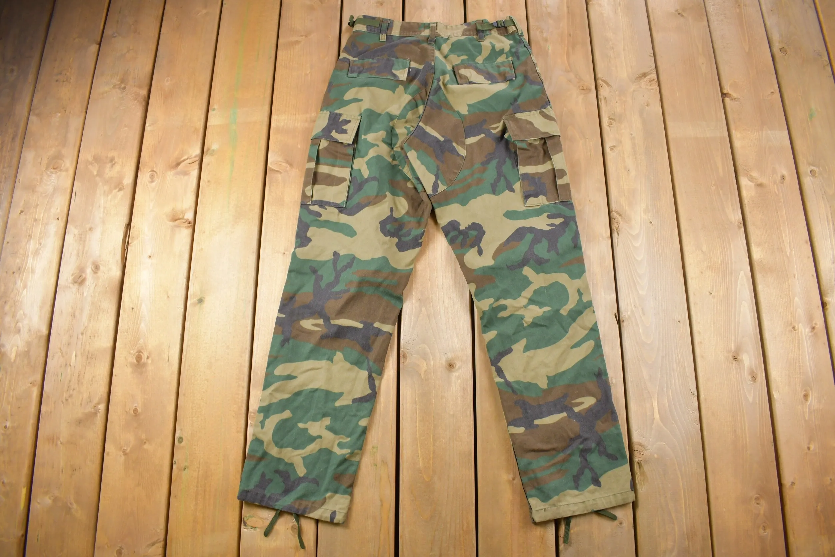 Vintage 2001 US Army Military Camouflage Cargo Pants Size 29 x 31