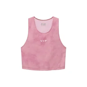 Volt and Fast Women's Bolt Sports Crop Top Tie Dye V1 Series - Pink