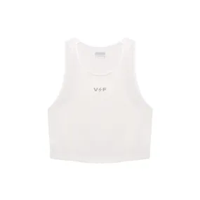 Volt and Fast Women's Bolt Sports Crop Top V2 - Broken White