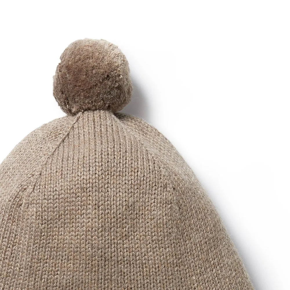 Walnut Knitted Bonnet