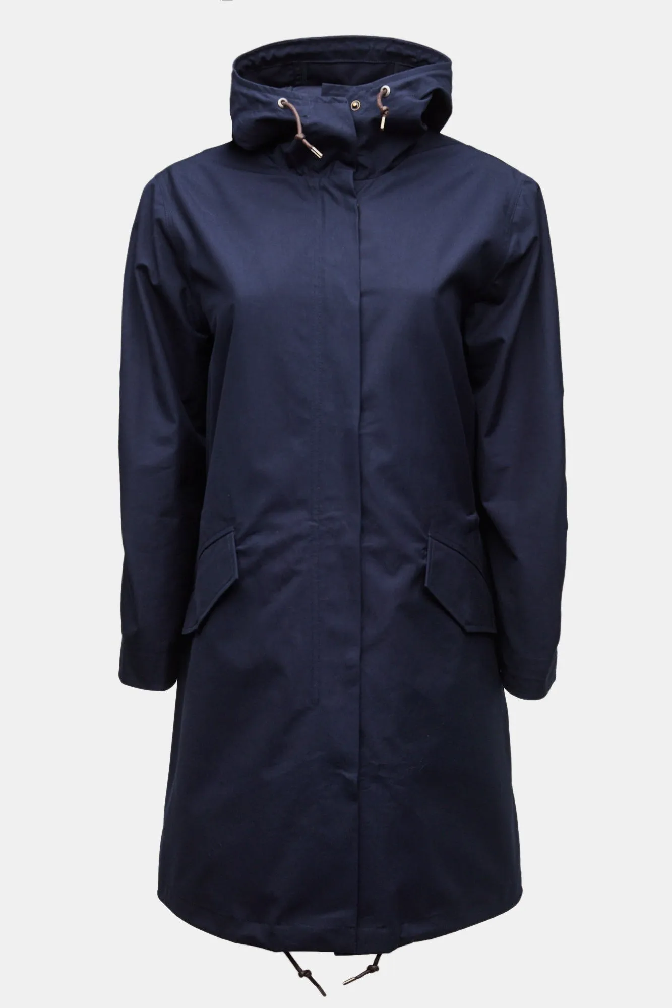 Women's Long Parka - Navy